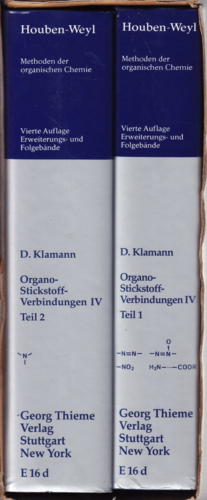 Methods of Organic Chemistry  Ln; Methoden der organischen Chemie  Ln  E.16d  Organo-Stickstoffverbindungen IV