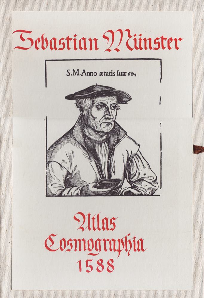 Atlas Cosmographia 1588 - 26 doppelseitige doppelseitige Vortextkarten