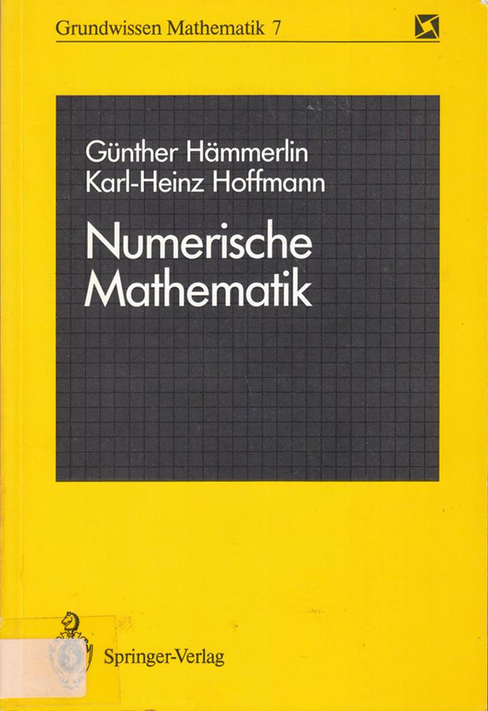 Numerische Mathematik (Grundwissen Mathematik)