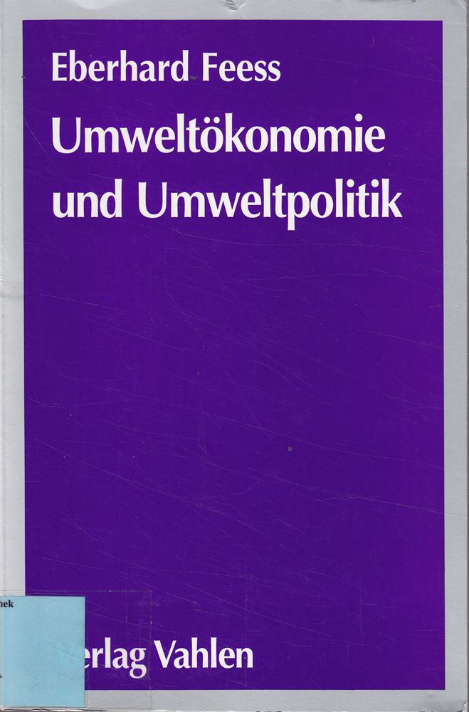 Umweltökonomie und Umweltpolitik