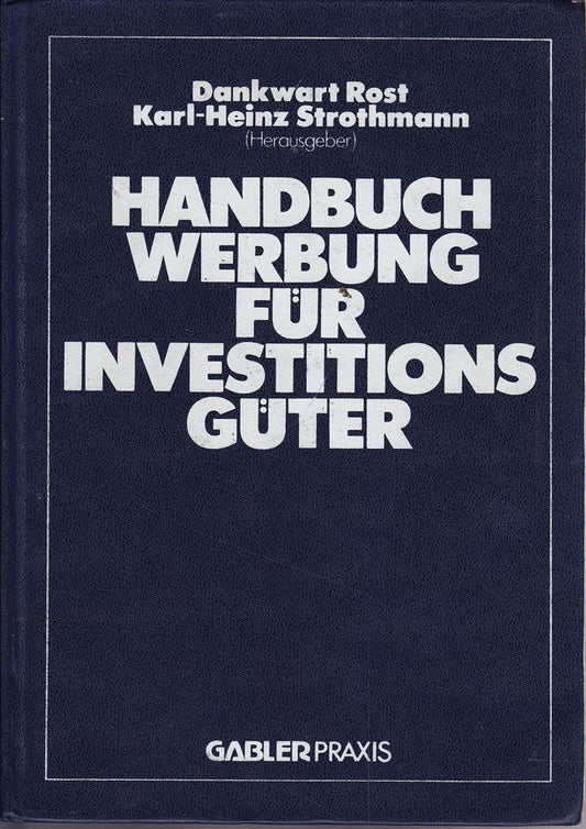 Handbuch Werbung für Investitionsgüter