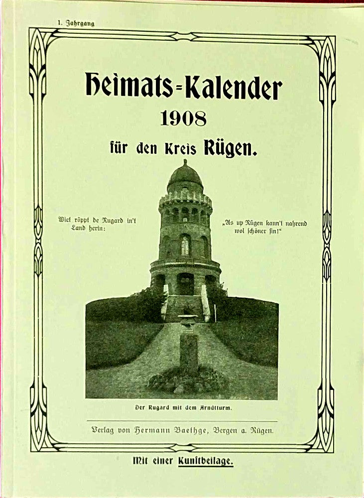 Heimats-Kalender 1908 für den Kreis Rügen