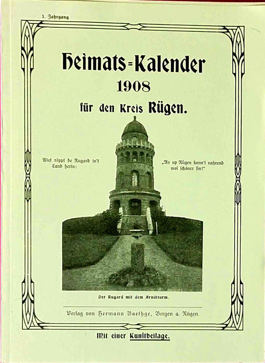Heimats-Kalender 1908 für den Kreis Rügen