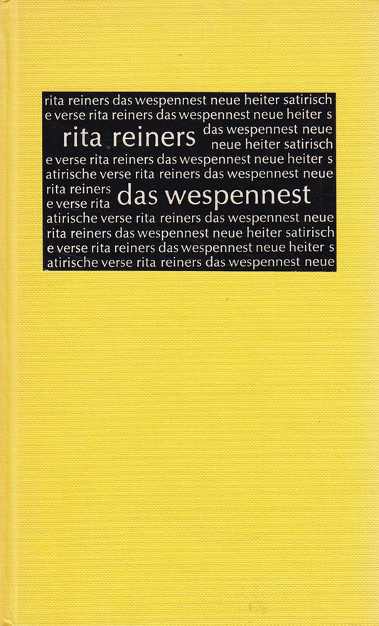 Das Wespennest. Neue heiter satirische Verse.