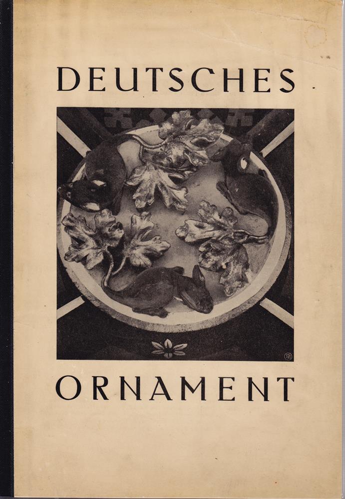 Deutsches Ornament - Schriften des kunstgeschichtlichen Seminars in Marburg