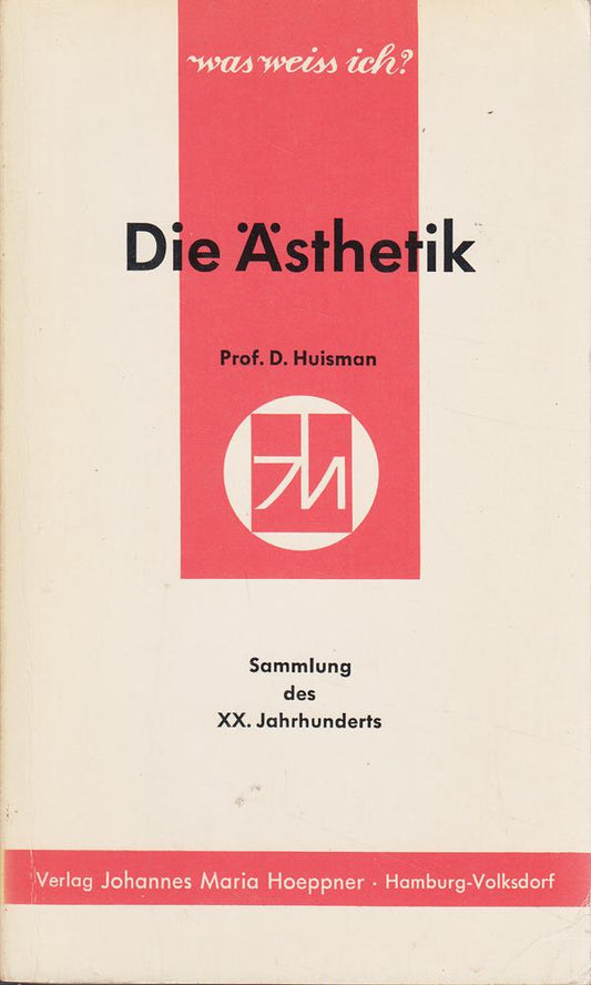 Die Ästhetik. Sammlung des XX. Jahrhunderts Nr. 17