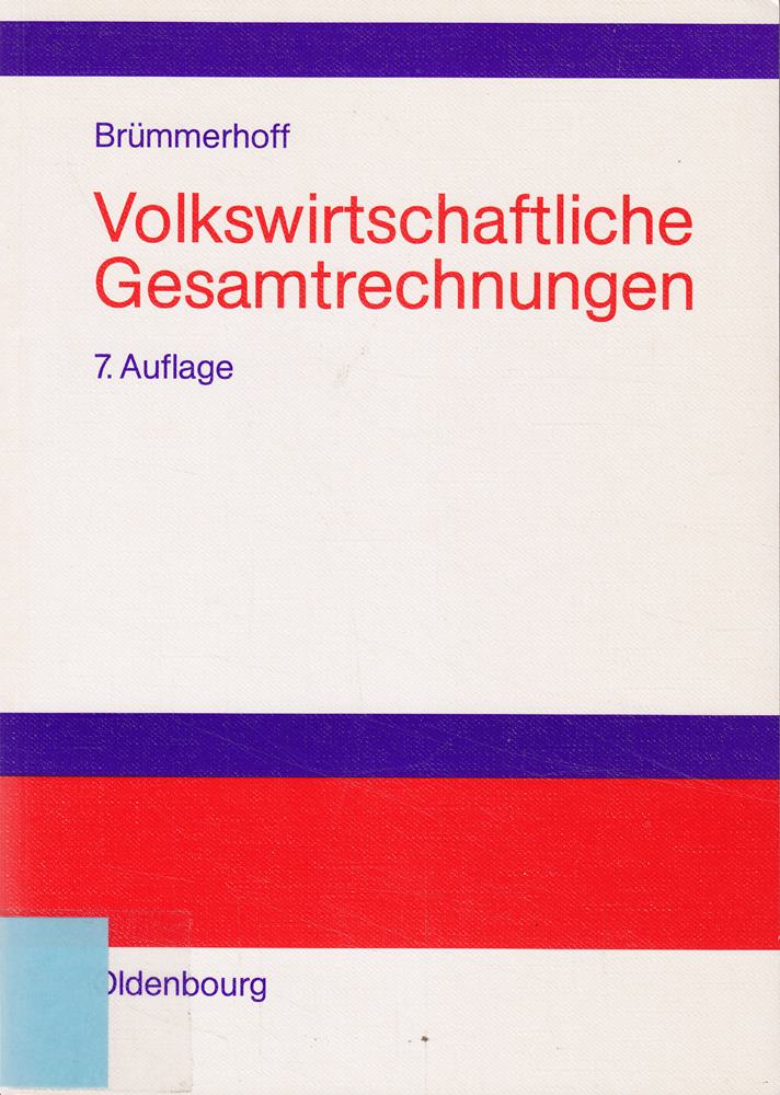 Volkswirtschaftliche Gesamtrechnungen
