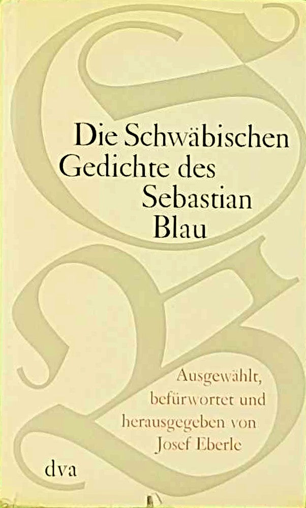 Die Schwäbische Gedichte des Sebastian Blau.