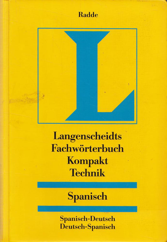 Langenscheidt Fachwörterbuch Kompakt Technik  Spanisch