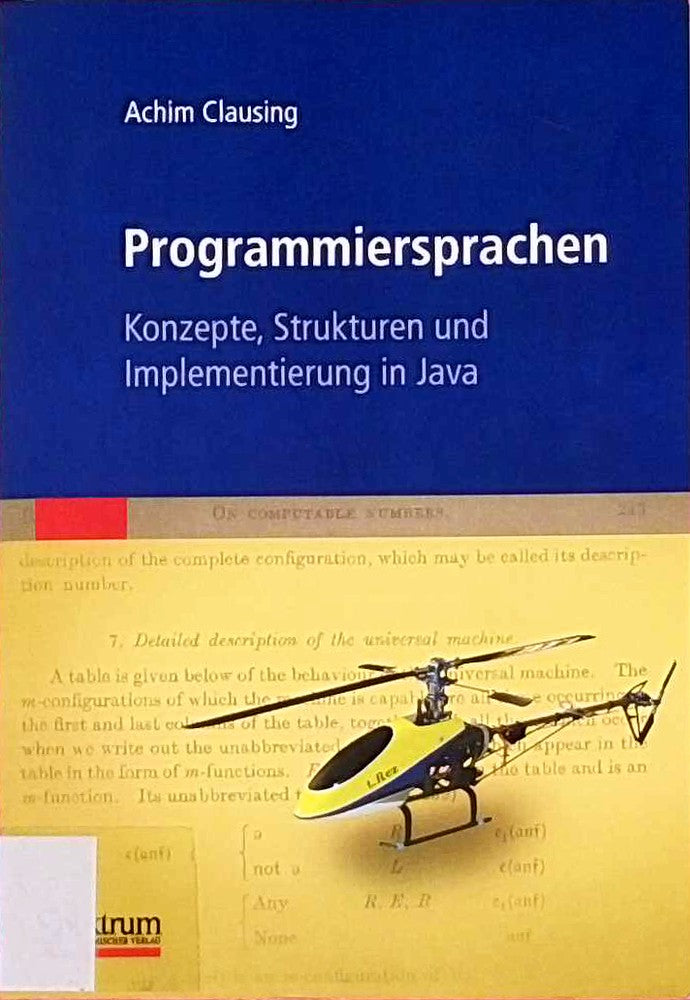 Programmiersprachen ? Konzepte  Strukturen und Implementierung in Java