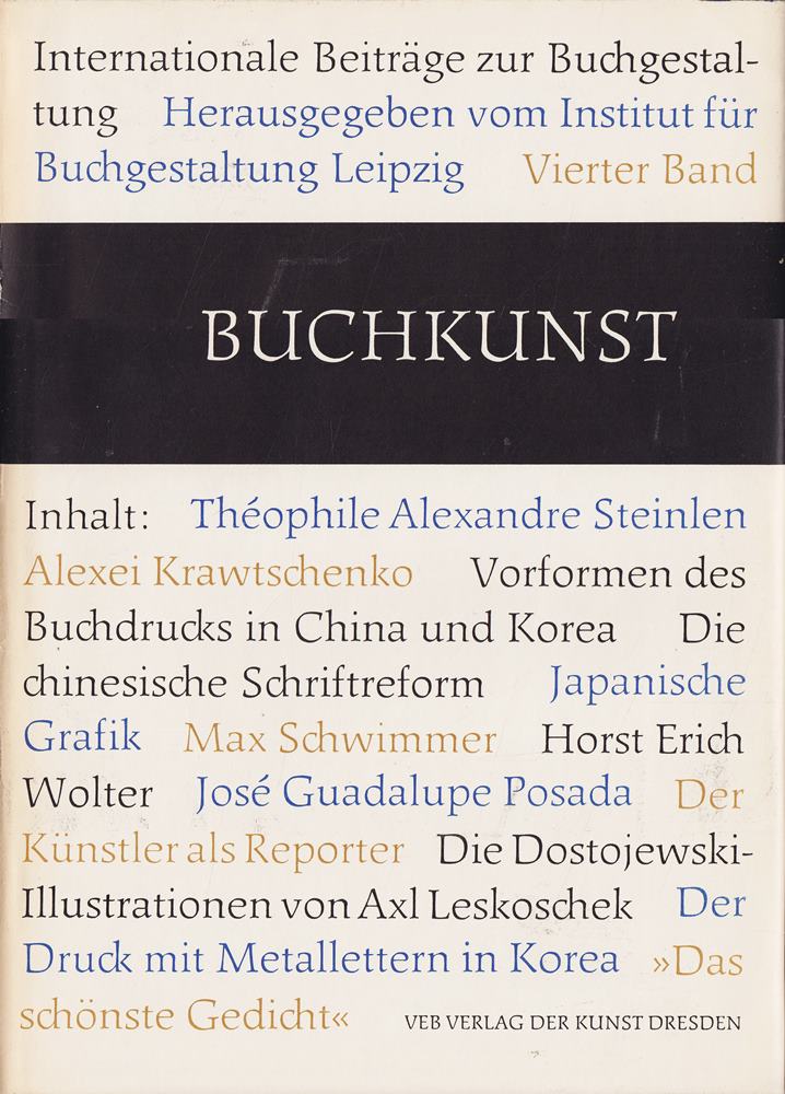 Buchkunst (IV. Band)
