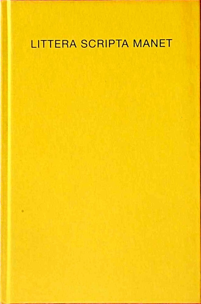 Littera scripta manet: Ansprachen zum zehnjährigen Jubiläum der Zentralbibliothek Eichstätt am 28. Mai 1998 (Schriften der Universitätsbibliothek Eichstätt)
