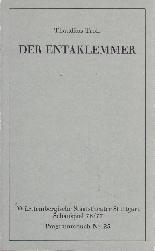 Der Entaklemmer - Programmbuch Nr. 25