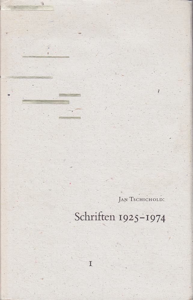 Schriften 1925-1974 - Band 1