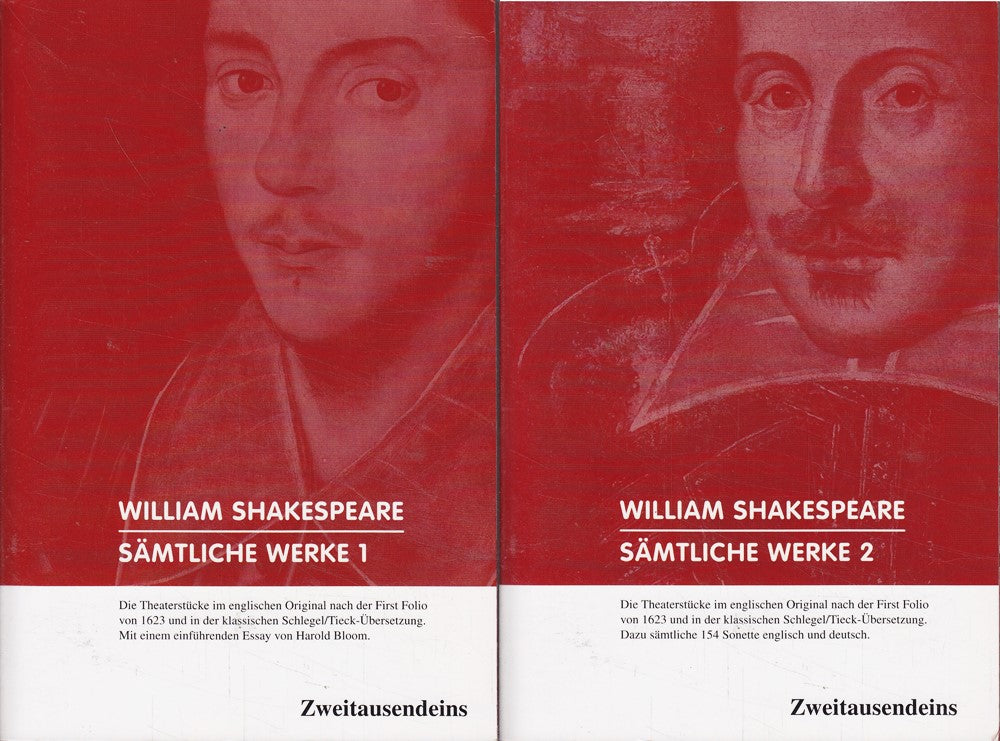 Sämtliche Werke: Zweisprachige Ausgabe. 2 Bände (Zweitausendeins Klassikeredition)