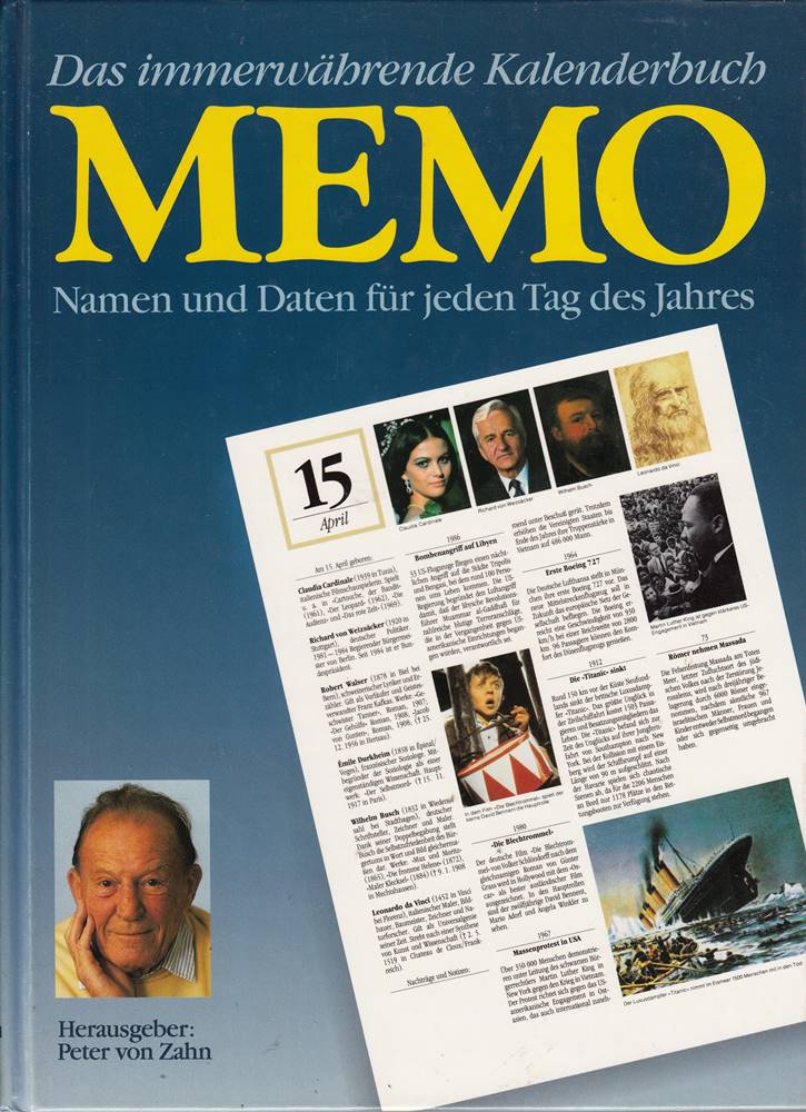 *Memo - Das Immerwährende Kalenderbuch - Namen Und Daten Für Jeden Tag Des Jahres.