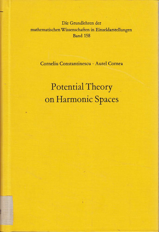 Potential Theory on Harmonic Spaces