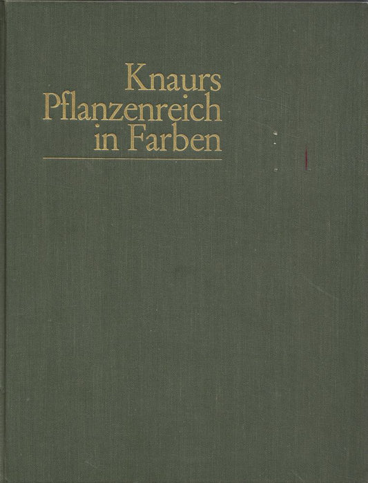 Knaurs Pflanzenreich in Farben. Bd. 3. Niedere Pflanzen