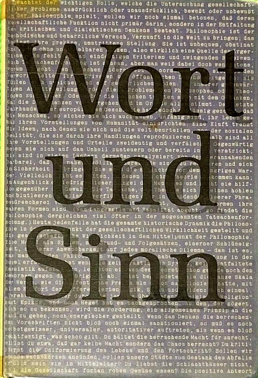 Wort und Sinn: 12./13. Schuljahr  Kollegstufe