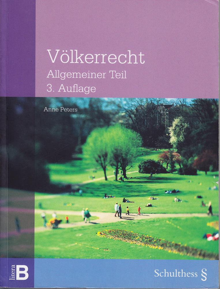 Völkerrecht: Allgemeiner Teil (litera B)