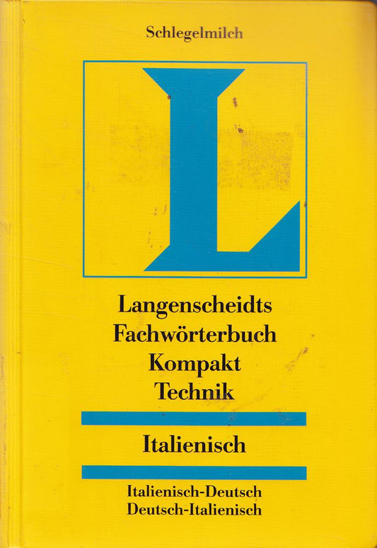 Langenscheidt Fachwörterbuch Kompakt Technik  Italienisch