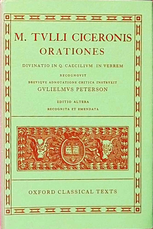 Orationes: Volume III: Divinatio in Q. Caecilium  in C. Verrem (Oxford Classical Texts  Band 3)