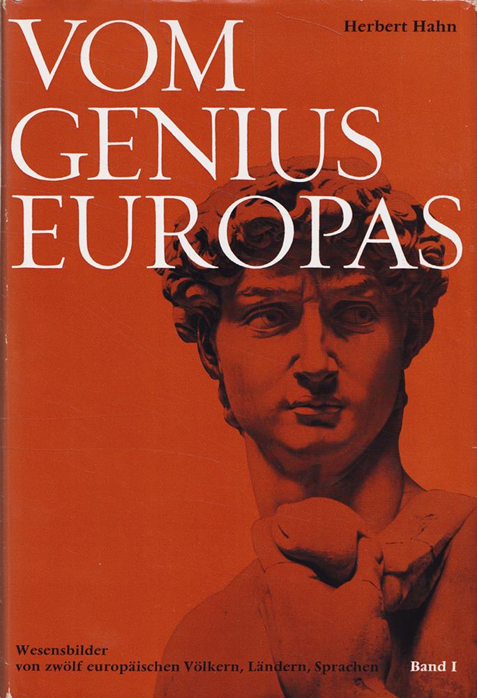Vom Genius Europas. Wesensbilder von zwölf europäischen Völkern  Ländern  Sprachen. Skizze einer anthroposophischen Völkerpsychologie. - Band 1.