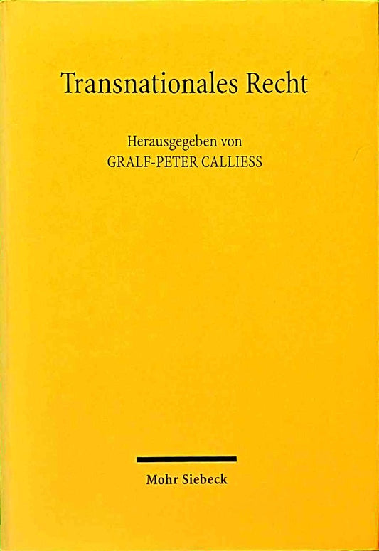Transnationales Recht: Stand und Perspektiven