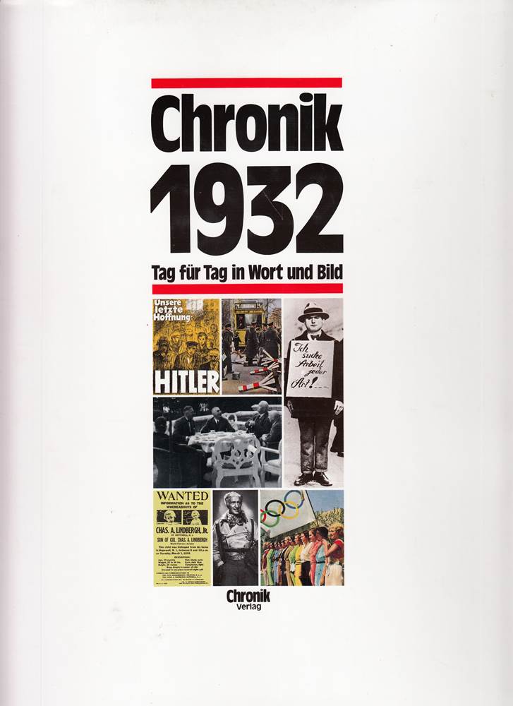 Chronik 1932 - Jahrgangsbuch-Chronik 1932 - Jahrgangsbuch 1932