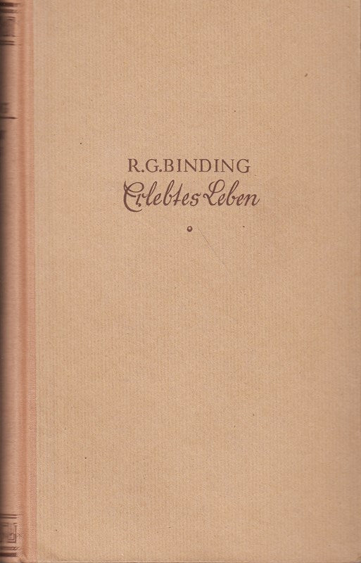 Erlebtes Leben. [Erinnerungen.]