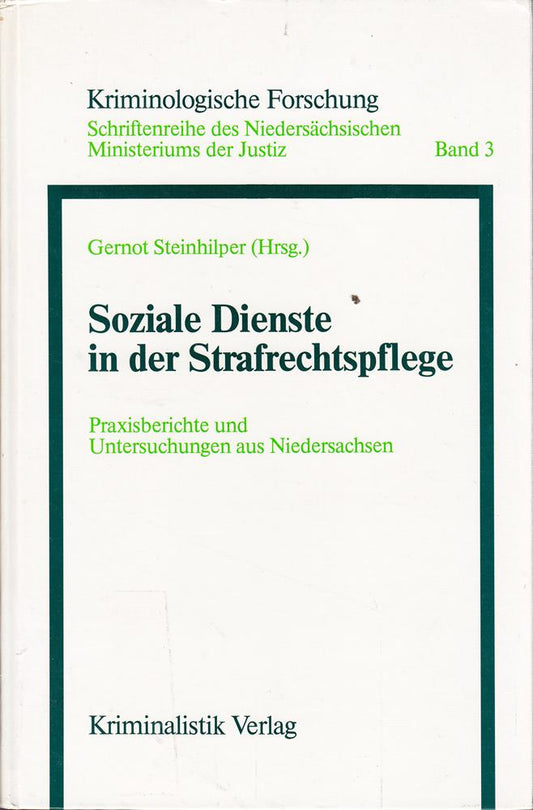 Soziale Dienste in der Strafrechtspflege