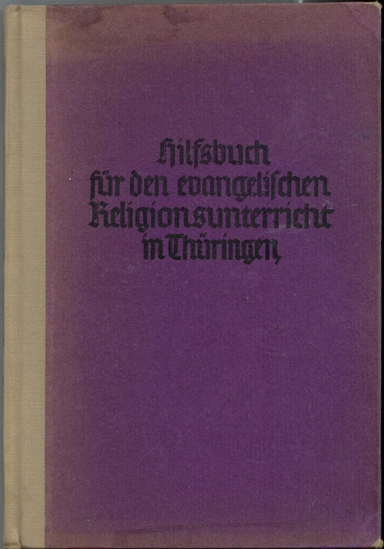 Hilfsbuch für den evangelischen Religionsunterricht in Thüringen