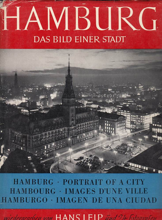 Hamburg. Das Bild einer Stadt in 4 Sprachen: deutsch  englisch  französisch und spanisch.
