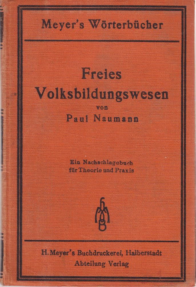 Freies Volksbildungswesen - Meyer's Wörterbücher