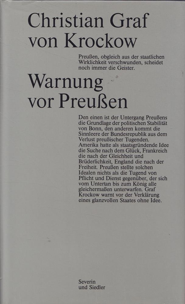 Warnung vor Preussen (German Edition)