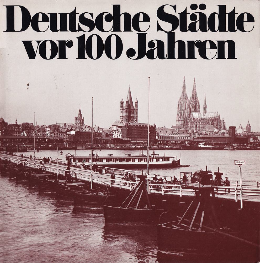 Deutsche Städte vor 100 Jahren  Großband  Bertelsmann  255 Seiten  tolle Bilder  Widmung auf Vorsatz ansonsten sehr gute Erhaltung