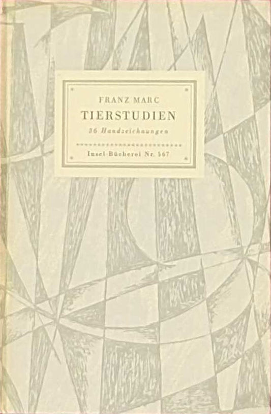 Tierstudien - 36 Handzeichnungen - Insel-Bücherei Nr. 567