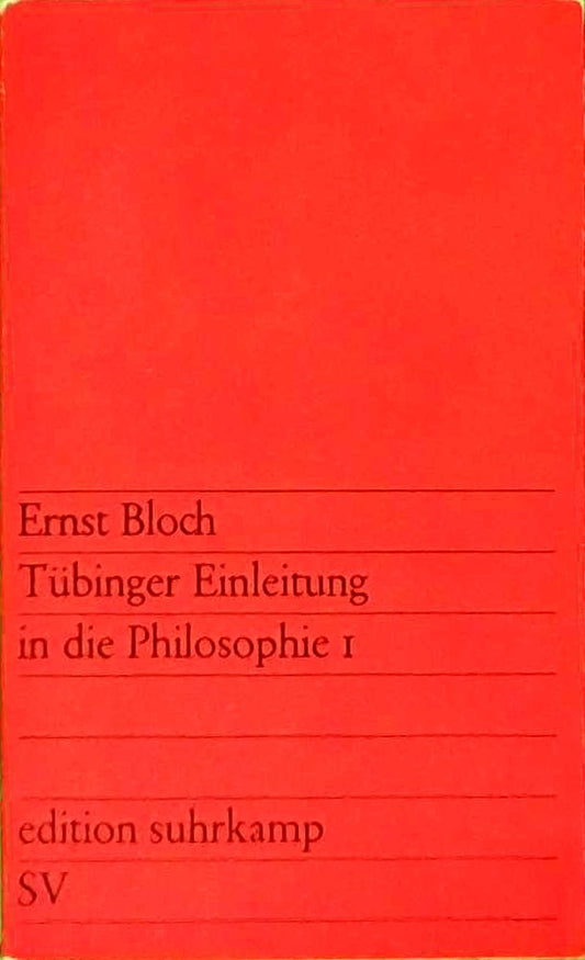Tübinger Einleitung in die Philosophie I