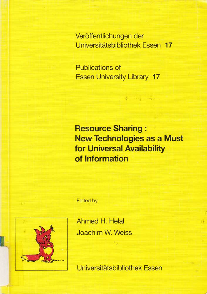 Resource Sharing: New Technologies as a Must for U