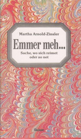Emmer meh. Sache  wo sich reimet oder ao net