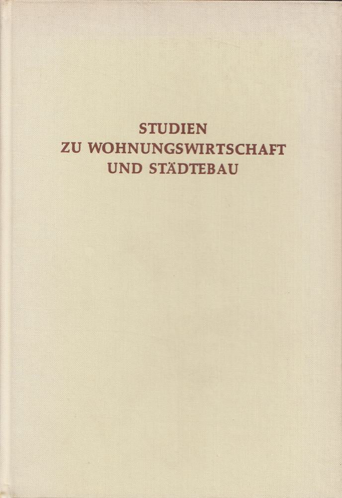 Studien zu Wohnungswirtschaft uns Städtebau.
