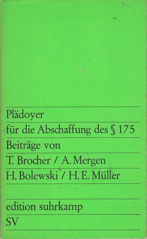 Plädoyer für die Abschaffung des §175