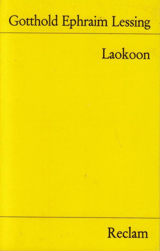 Universal-Bibliothek  Nr. 271: Laokoon oder über die Grenzen der Malerei und Poesie  mit Beiläufigen Erläuterungen verschiedener Punkte der Alten Kunstgeschichte