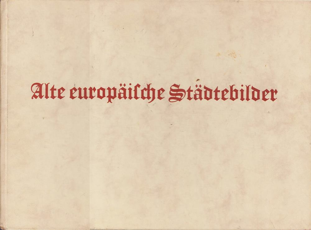 Alte Europäische Städtebilder