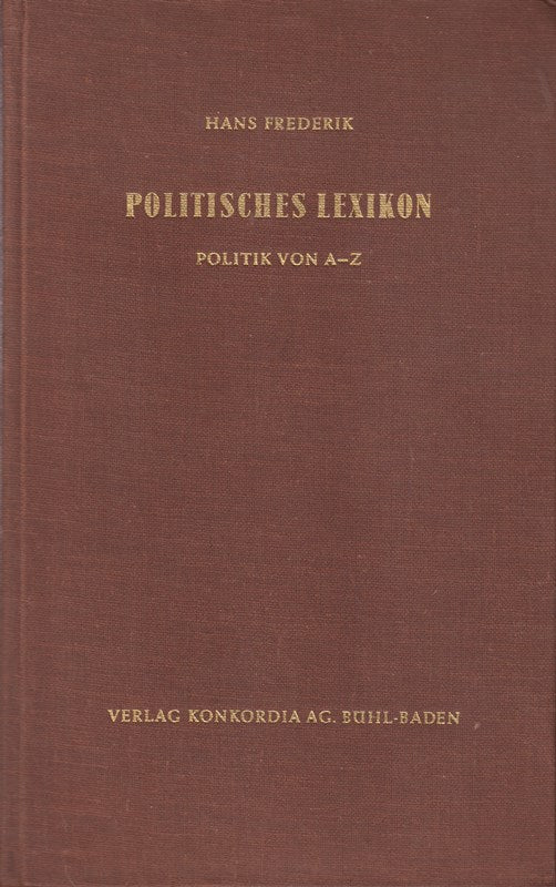 Politisches Lexikon