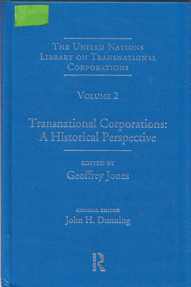 Transnational Corporations: A Historical Perspective - Vol. 2