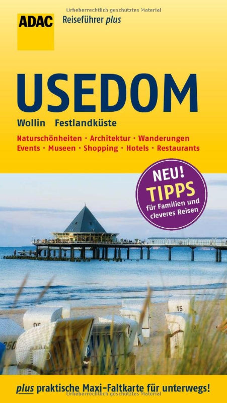 ADAC Reiseführer plus Usedom: mit Maxi-Faltkarte zum Herausnehmen