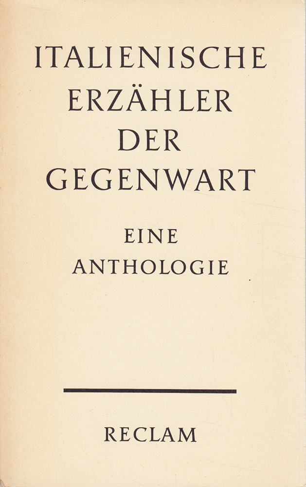 Italienische Erzähler der Gegenwart