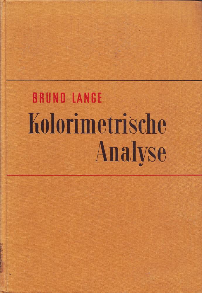 Kolorimetrische Analyse.