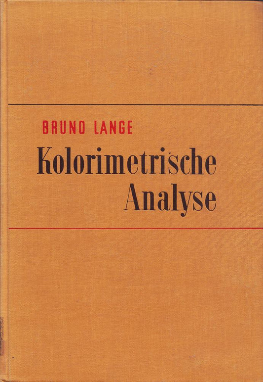 Kolorimetrische Analyse.
